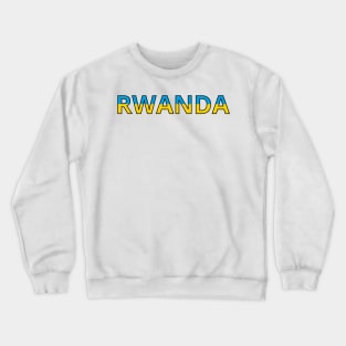 Drapeau Rwanda Crewneck Sweatshirt